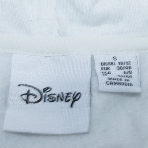 Disney Women White Stitch Hoodie Small Primark Cares Pullover