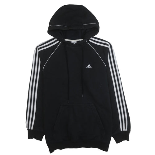Adidas Men's Black Pullover Hoodie Size S Regular Fit Sportswear