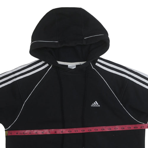 Adidas Men's Black Pullover Hoodie Size S Regular Fit Sportswear