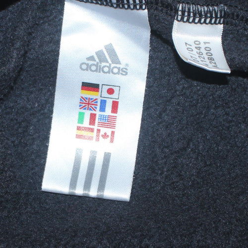 Adidas Men's Black Pullover Hoodie Size S Regular Fit Sportswear