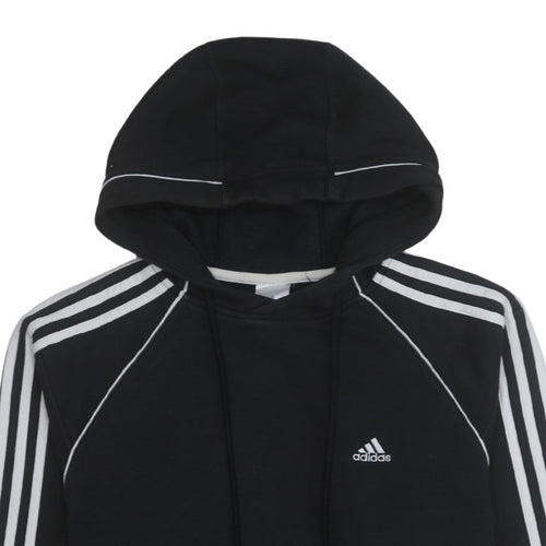 Adidas Men's Black Pullover Hoodie Size S Regular Fit Sportswear