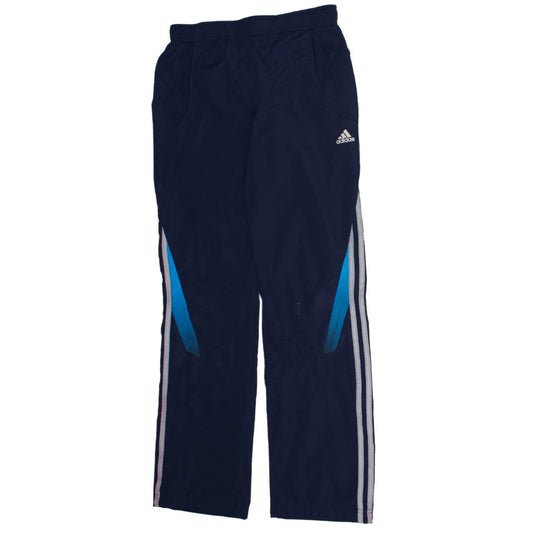 Adidas Boys Blue ClimaCool Track Pants 13-14 Years Sports Trousers