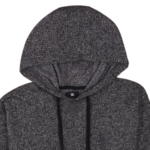 DC Mens Grey Knit Pullover Hoodie Size M Regular Fit