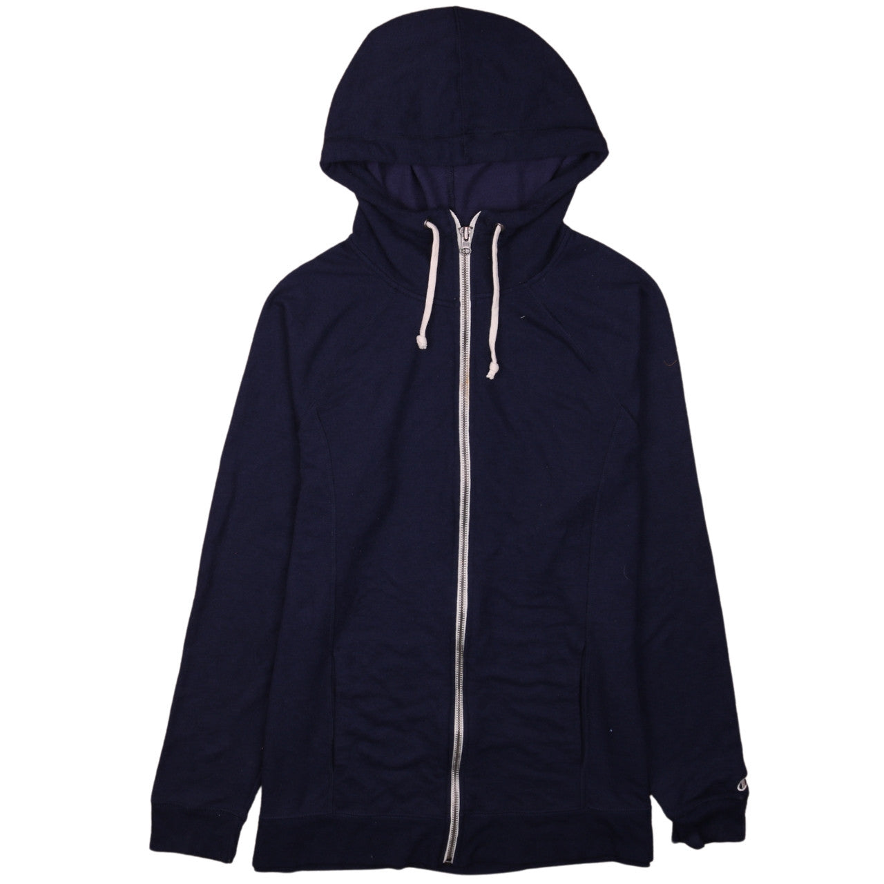 Champion Men's Blue Full Zip Hoodie XL Lightweight Cotton Blend