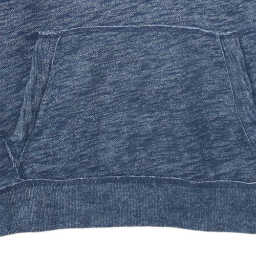 Hollister Men’s Blue Pullover Hoodie Small Logo Classic Fit