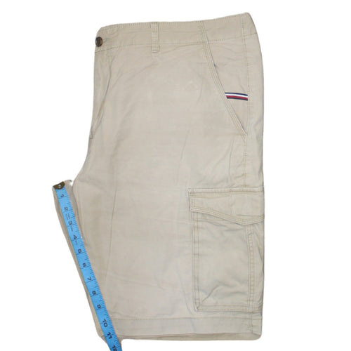 Tommy Hilfiger Men's Beige Cargo Shorts 40 Regular Fit Casual Summer