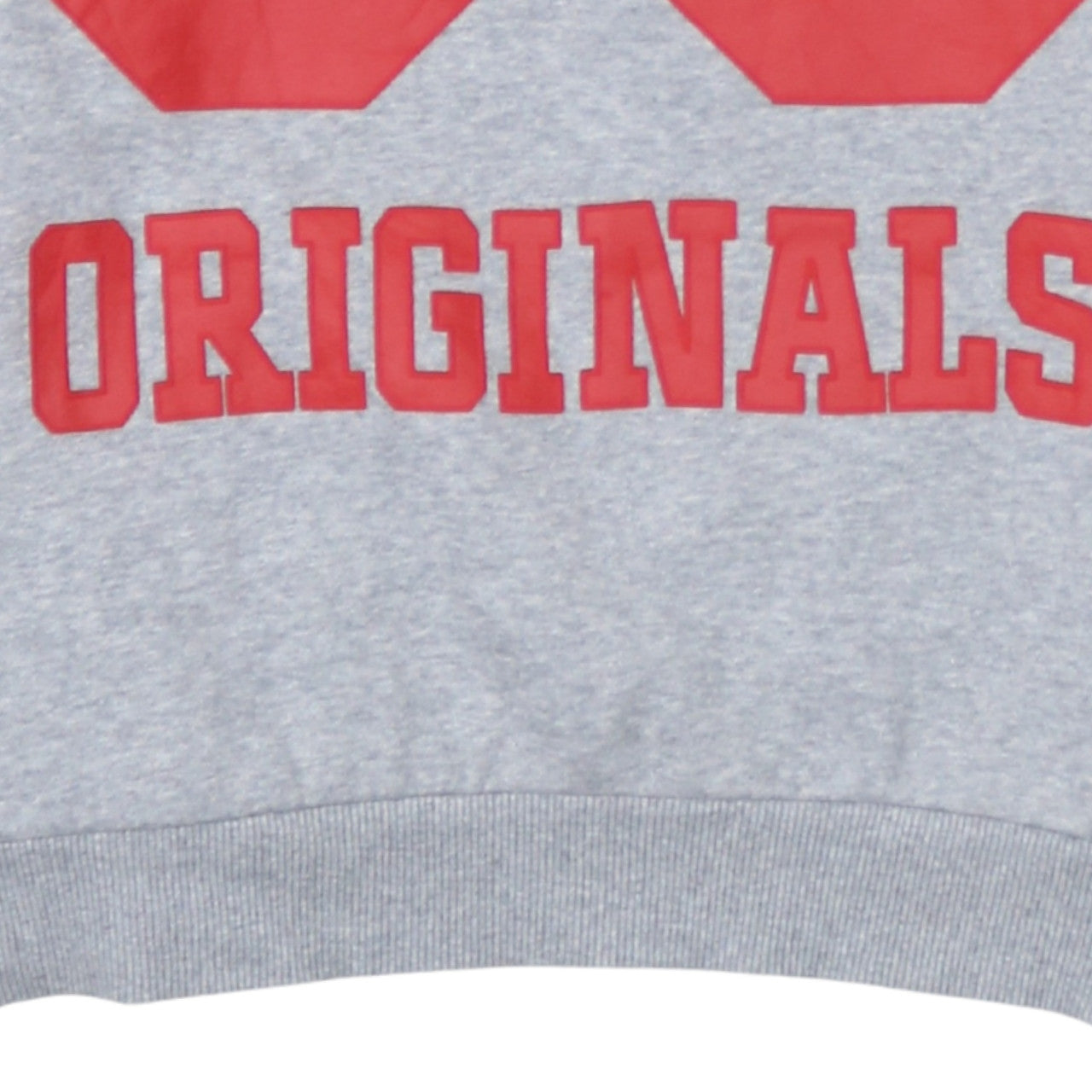 Adidas Originals Grey Red Logo 96 Womens Sweatshirt Size S