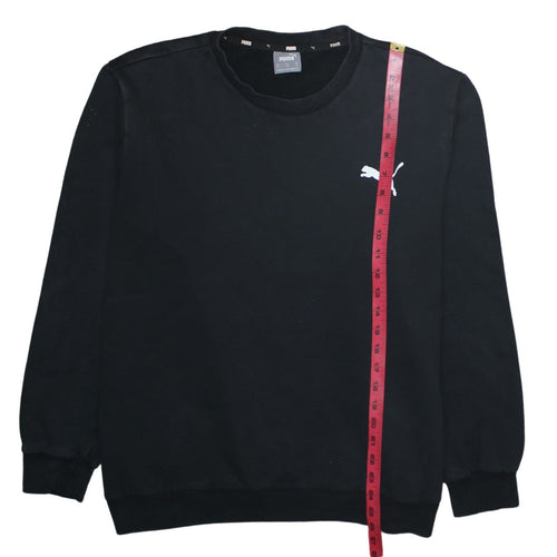 Puma Men's Black XL Crew Neck Pullover Sweatshirt