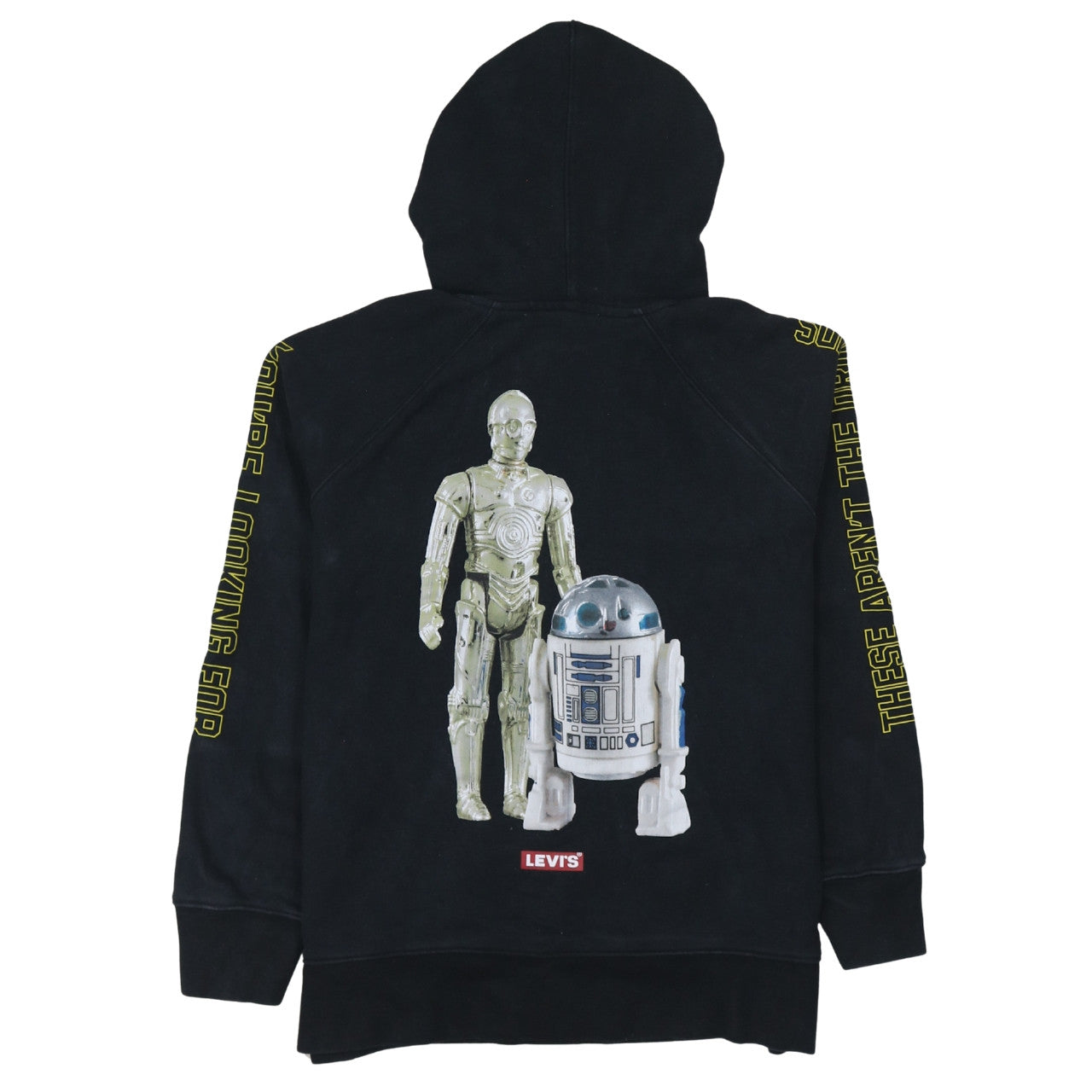 Levi's Men's Black Star Wars Pullover Hoodie M Graphic Logo