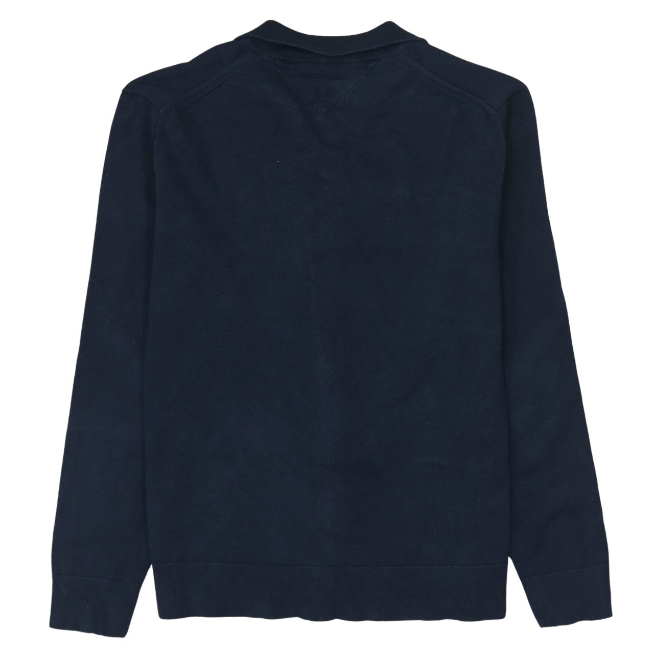 Tommy Hilfiger Men's Blue XL Full Zip Cotton Jumper Classic Style