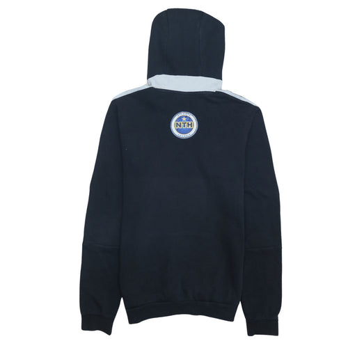 Adidas Men's Black XS Pullover Hoodie with Logo & Stripes