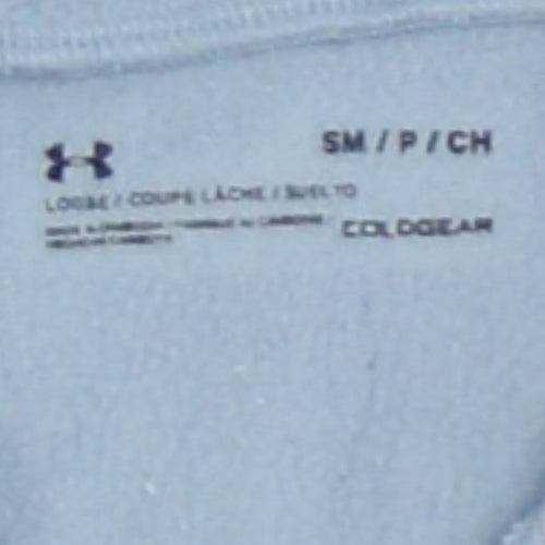 Under Armour Men Grey Small Full Zip ColdGear Hoodie Jacket