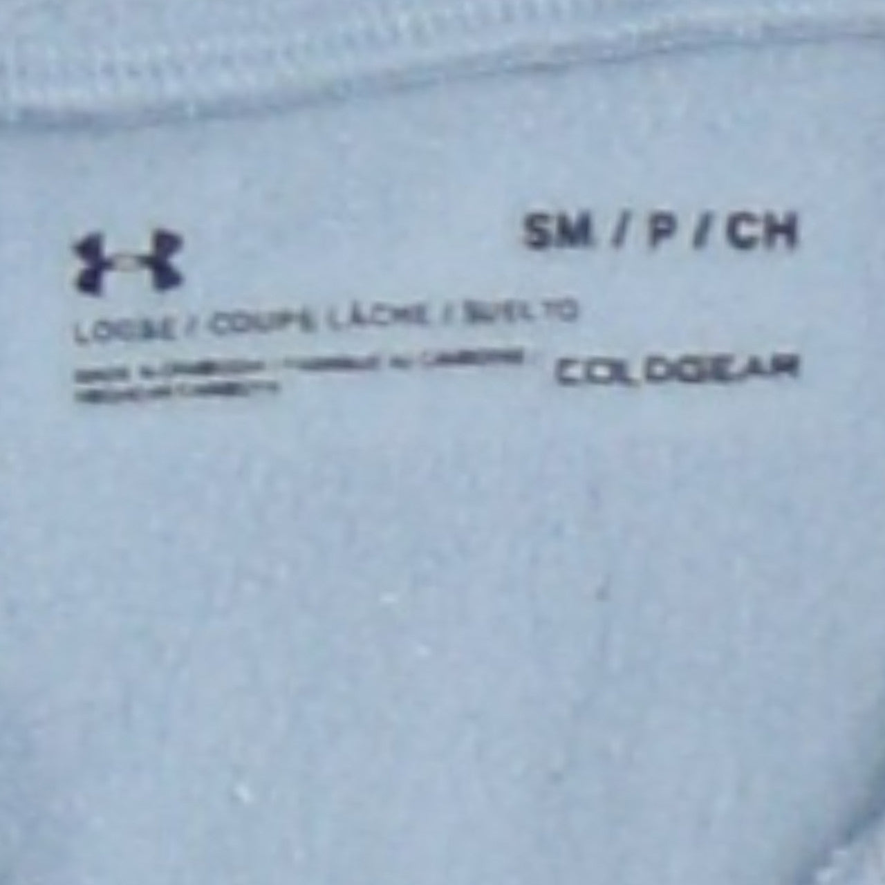 Under Armour Men Grey Small Full Zip ColdGear Hoodie Jacket