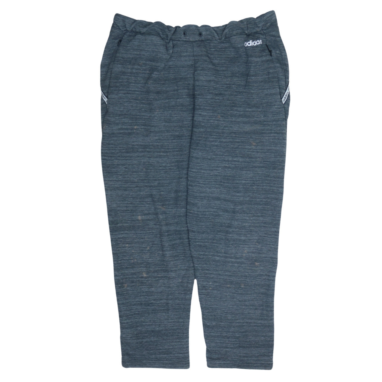 Adidas Women's Grey Joggers L Climalite Sports Casual Pants