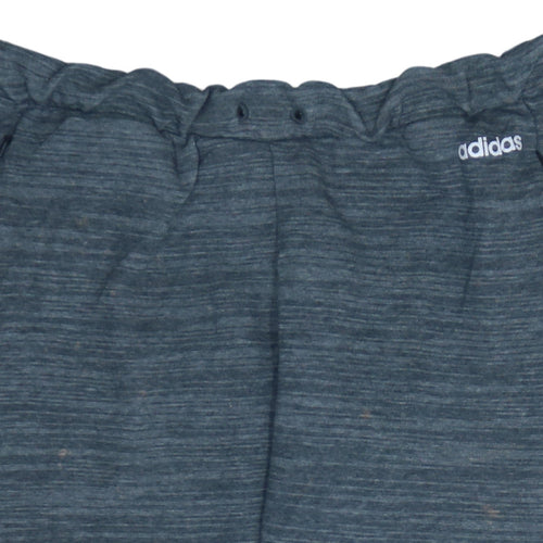 Adidas Women's Grey Joggers L Climalite Sports Casual Pants