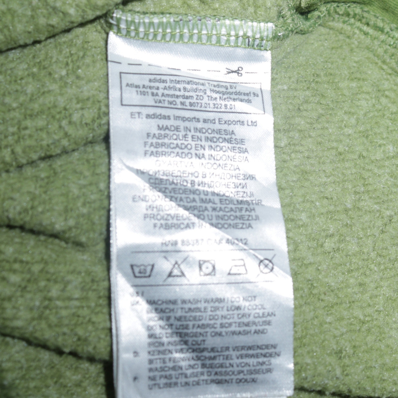 Adidas Women’s Green Pullover Hoodie Size M 12-14 with Logo