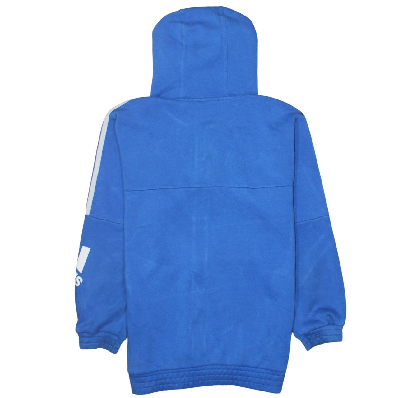 Adidas Men’s Blue Full Zip Hoodie Size M Sports Fleece
