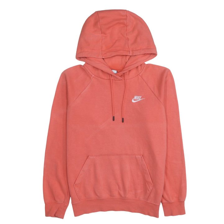 Nike Womens Coral Pullover Hoodie XS Cotton Blend Logo Casual