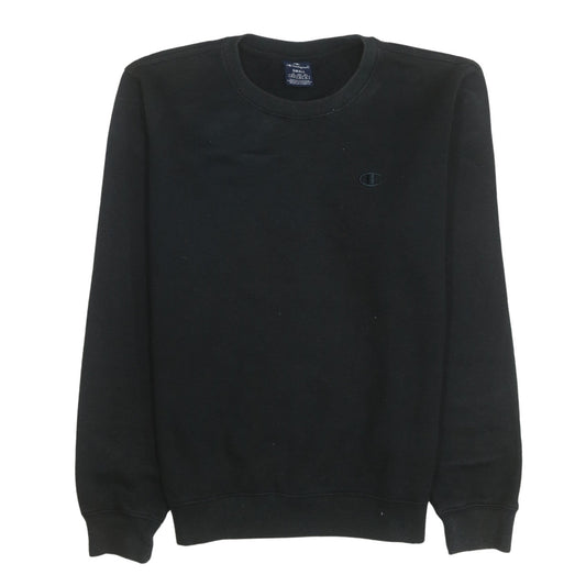 Champion Men's Black Small Pullover Sweatshirt Crew Neck