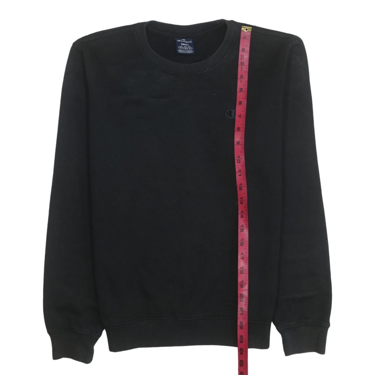 Champion Men's Black Small Pullover Sweatshirt Crew Neck