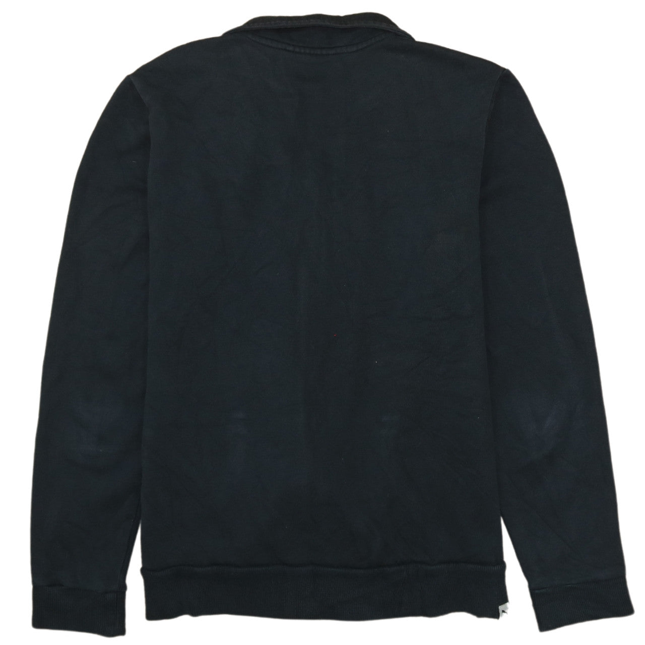 Puma Womens Black Full Zip Sweatshirt Size 14 Cotton Blend