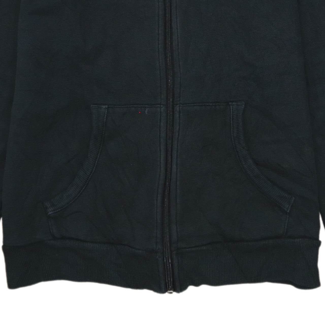 Puma Womens Black Full Zip Sweatshirt Size 14 Cotton Blend