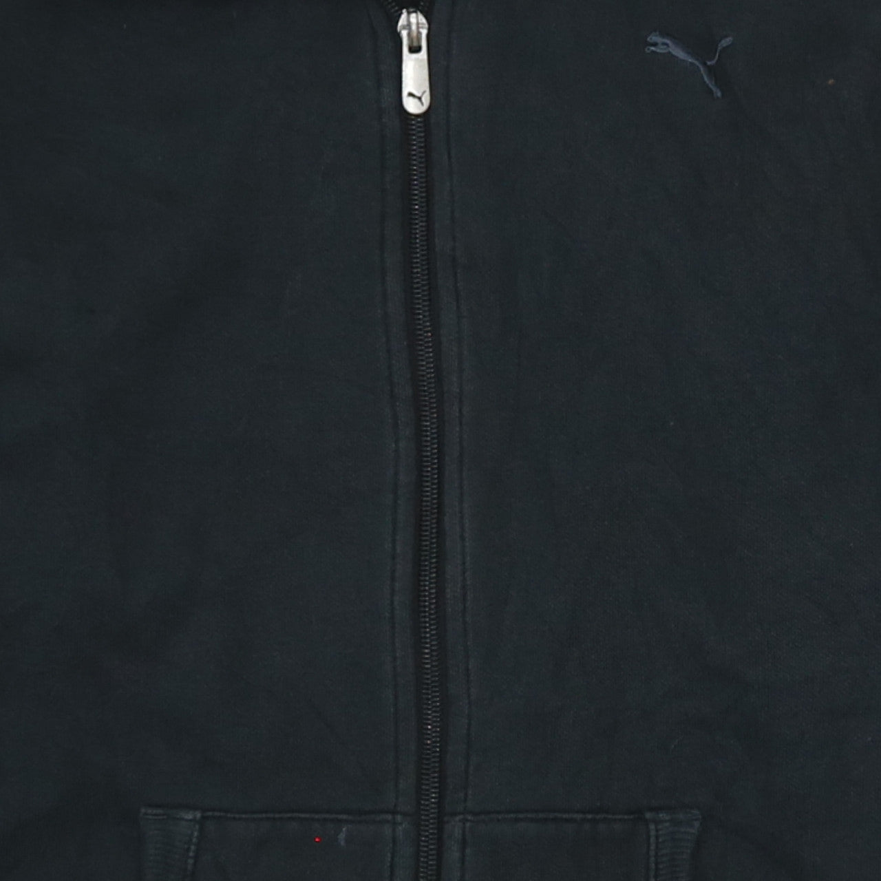 Puma Womens Black Full Zip Sweatshirt Size 14 Cotton Blend