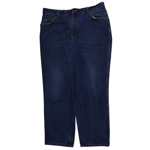 Wrangler Men's Blue Straight Regular Fit Denim Jeans Size 38