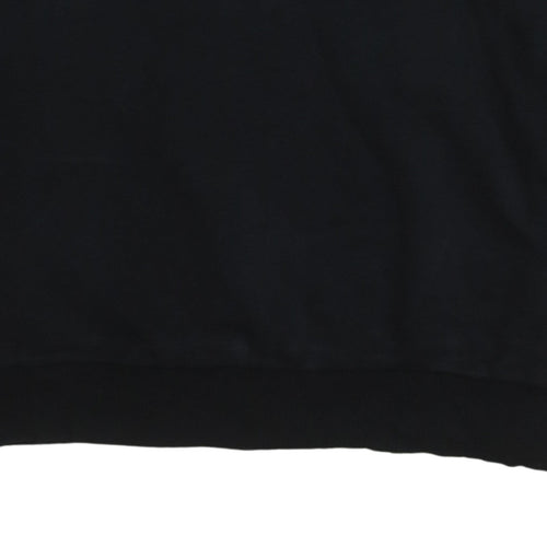 Adidas Women’s Black 1/2 Zip Pullover Sweatshirt L 16-18 Athletic