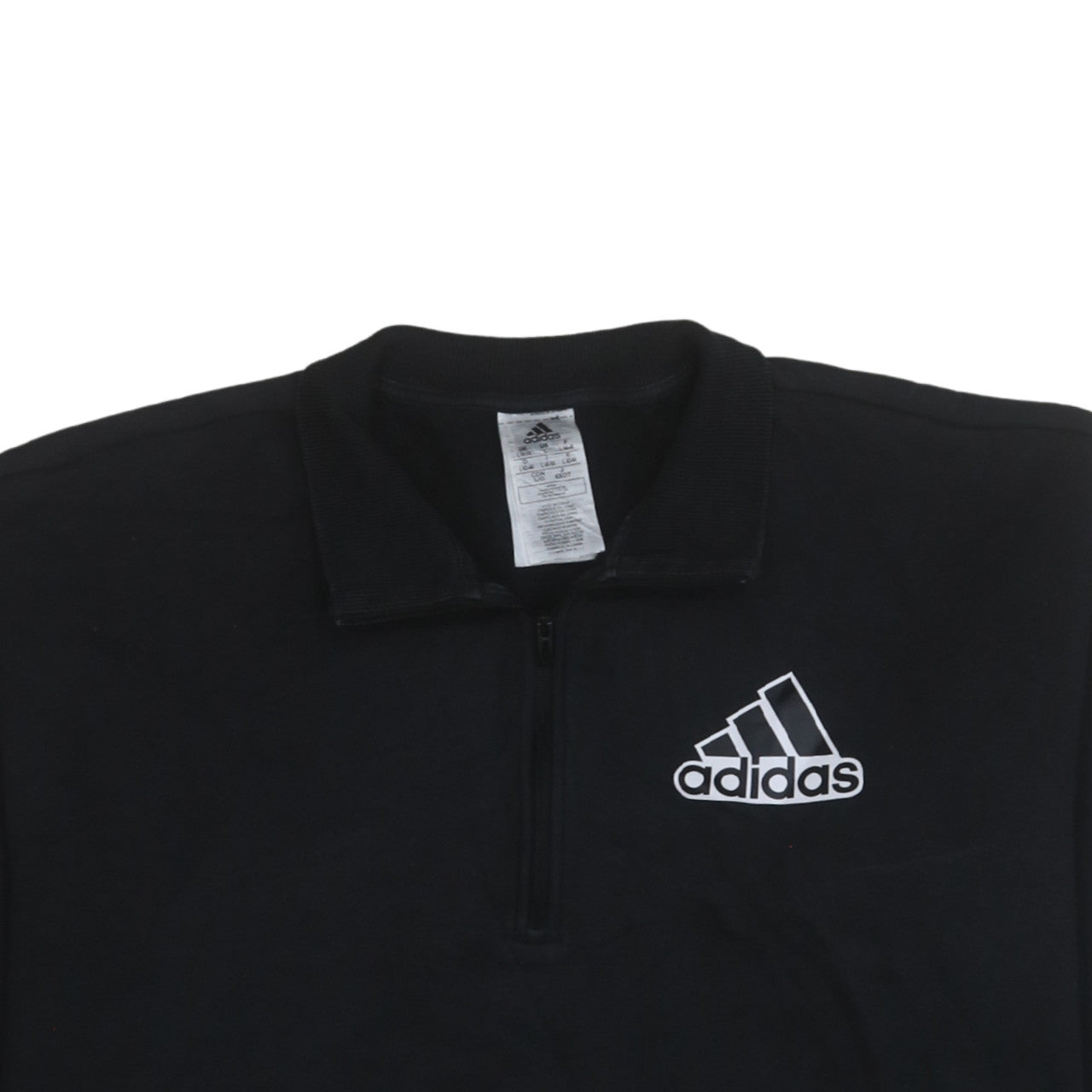 Adidas Women’s Black 1/2 Zip Pullover Sweatshirt L 16-18 Athletic