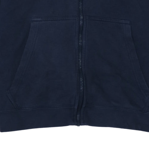 Nike Men's Blue Full Zip Hoodie Small Fleece Sweatshirt