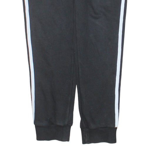 Adidas Boys Black Jogger Trousers 12-13 Years Elastic Waist Activewear