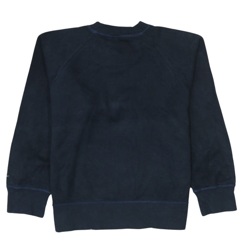 Nike Boys Black 11-12 Years Pullover Fleece Sweatshirt with Graphic Logo