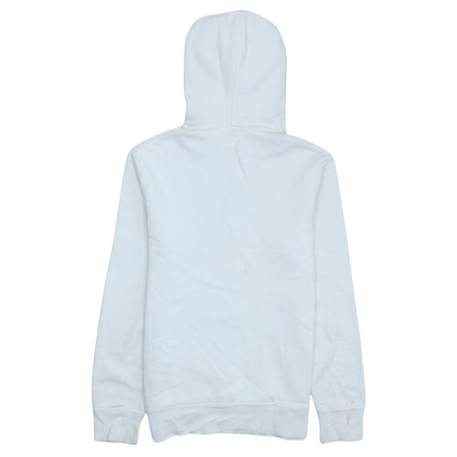 Levi's Men's White Small Pullover Hoodie with Logo Print
