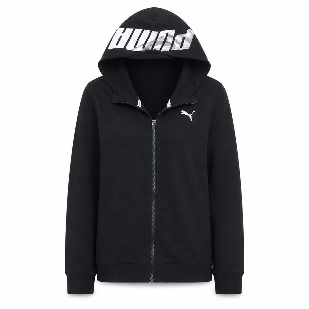 Puma Women’s Black Small Full Zip Hoodie Sweatshirt