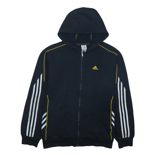 Adidas Men's Black Full Zip Hoodie Size S Sports Style