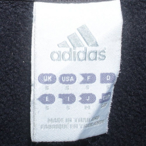 Adidas Men's Black Full Zip Hoodie Size S Sports Style