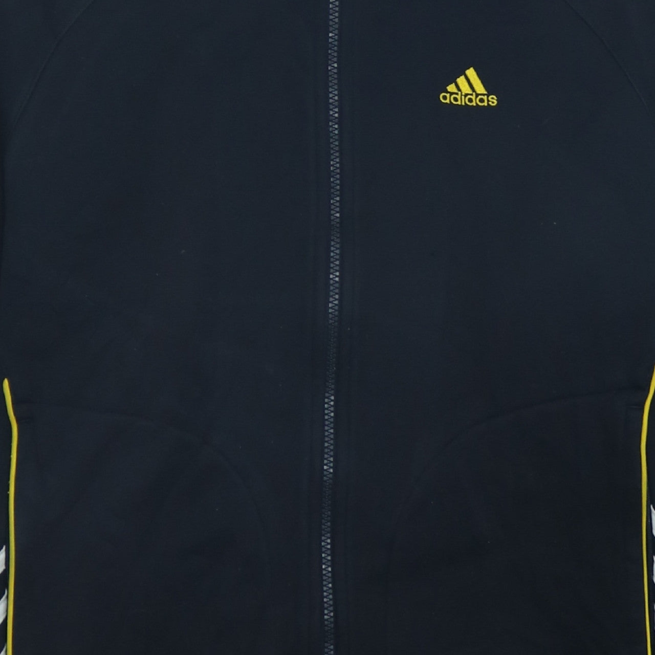Adidas Men's Black Full Zip Hoodie Size S Sports Style