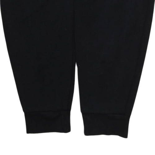 Nike Men Black Jogger Sweatpants Tapered Fleece M