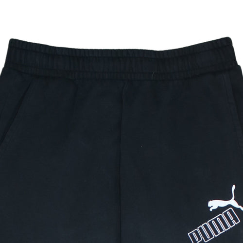 Puma Men's Black Joggers Medium Regular Fit Casual Sweatpants