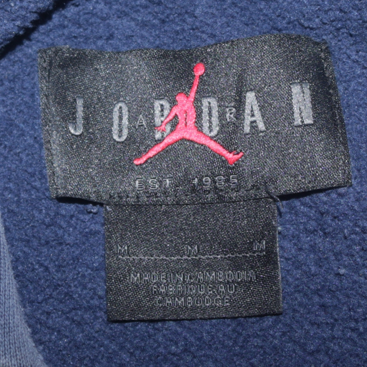Jordan Paris Saint-Germain Men's Blue Pullover Hoodie Size M