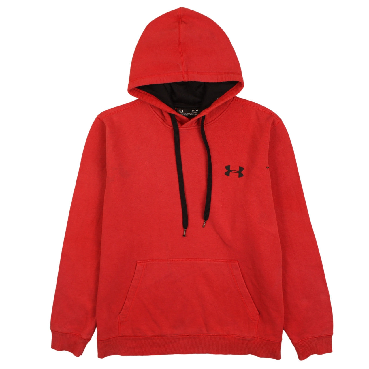 Under Armour Mens Red XL Fitted Pullover Hoodie ColdGear