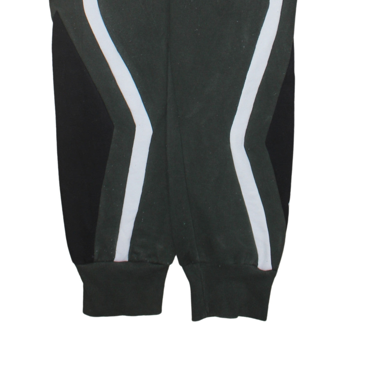 Puma Men's Black Jogger Trousers L Fleece Lined Stripe Logo