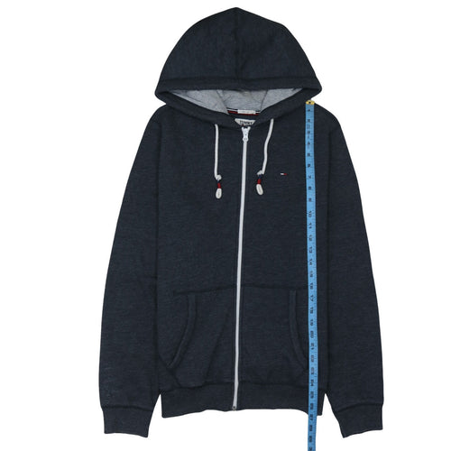 Tommy Jeans Men's Blue Full Zip Hoodie Size L Regular Fit