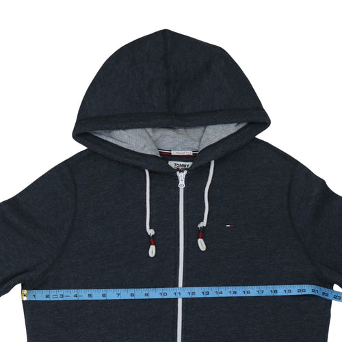 Tommy Jeans Men's Blue Full Zip Hoodie Size L Regular Fit