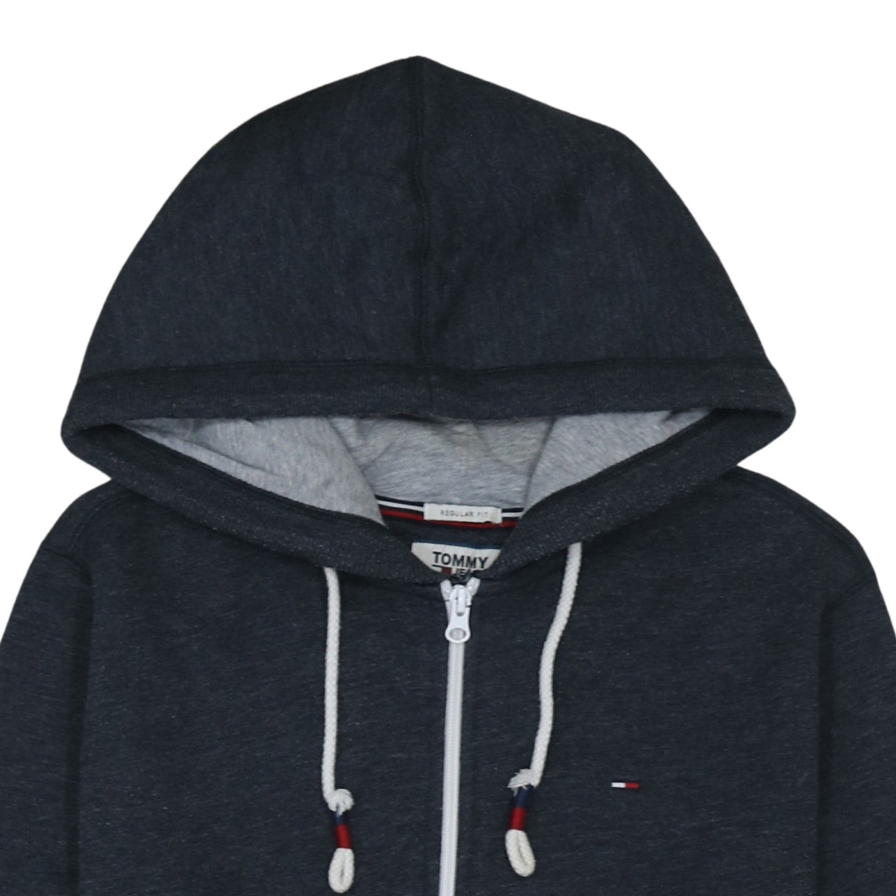 Tommy Jeans Men's Blue Full Zip Hoodie Size L Regular Fit