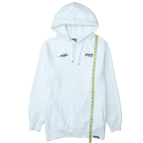 Slaycold Apparel Men's White XL Pullover Hoodie Dragon Graphic