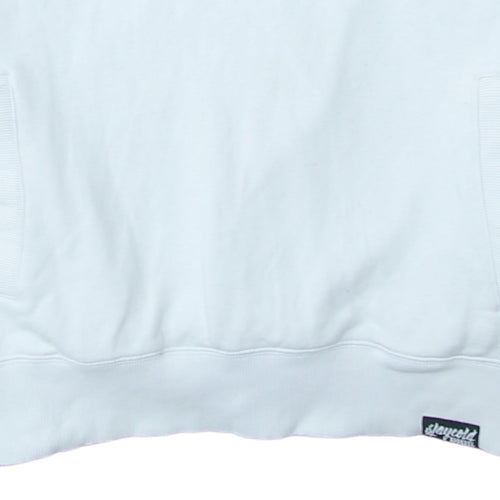 Slaycold Apparel Men's White XL Pullover Hoodie Dragon Graphic