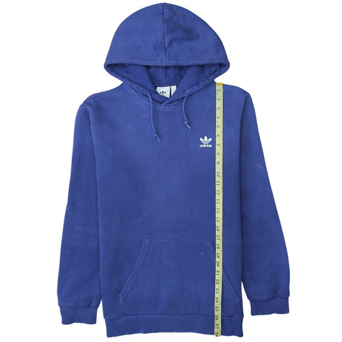 Adidas Mens Blue Pullover Hoodie Sweatshirt M Regular Fit