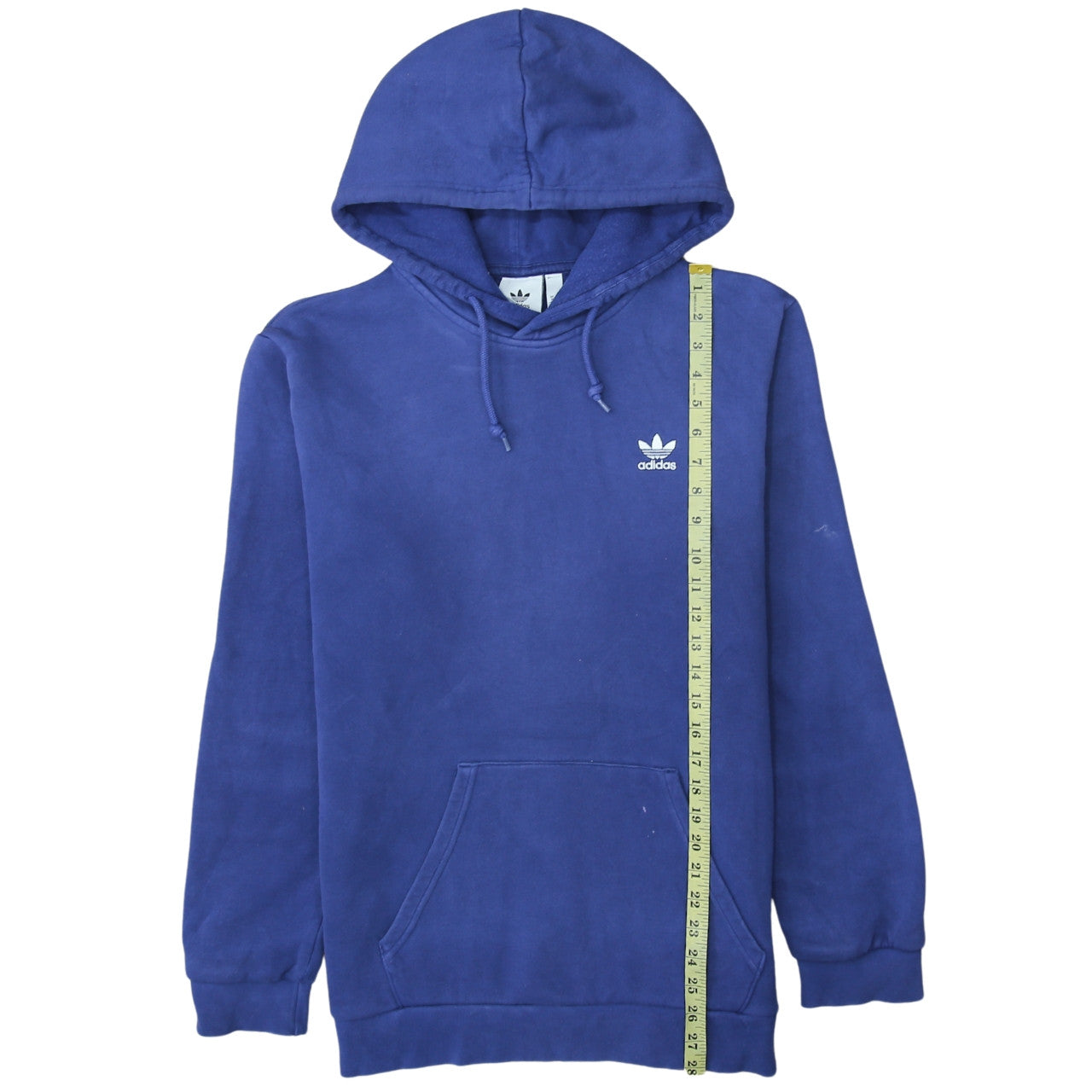 Adidas Mens Blue Pullover Hoodie Sweatshirt M Regular Fit